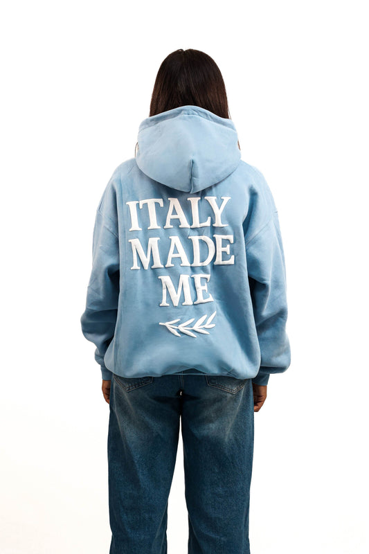 SORA Unisexe - Sweat Bleu Oversize - 100% coton