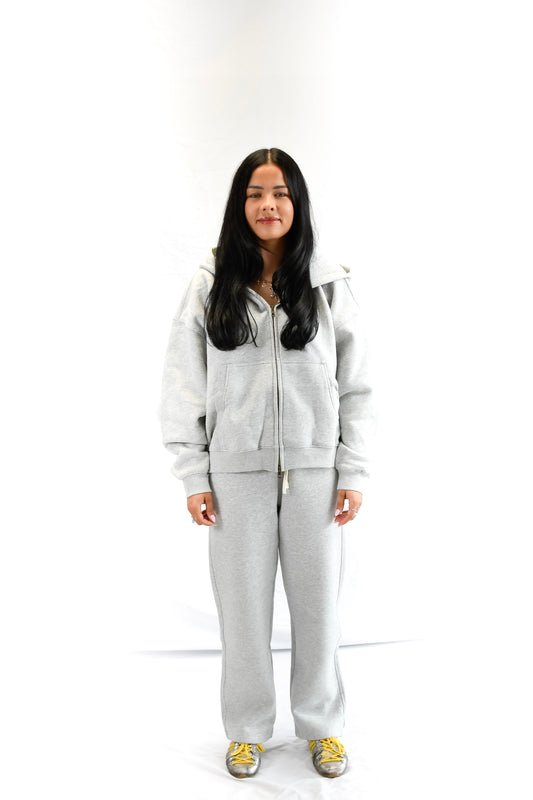 SORA Unisexe - Gilet Gris - 100 % Coton