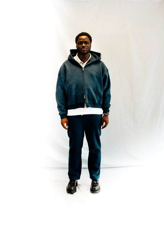 SORA Unisexe - Gilet Bleu - 100 % Coton