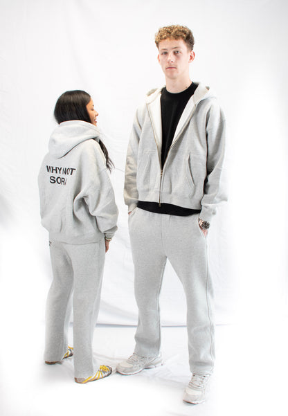 SORA Unisexe - Gilet Gris - 100 % Coton