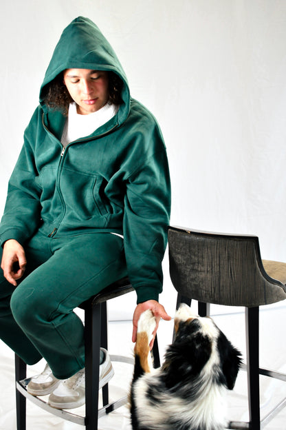 SORA Unisexe - Gilet Vert - 100 % Coton