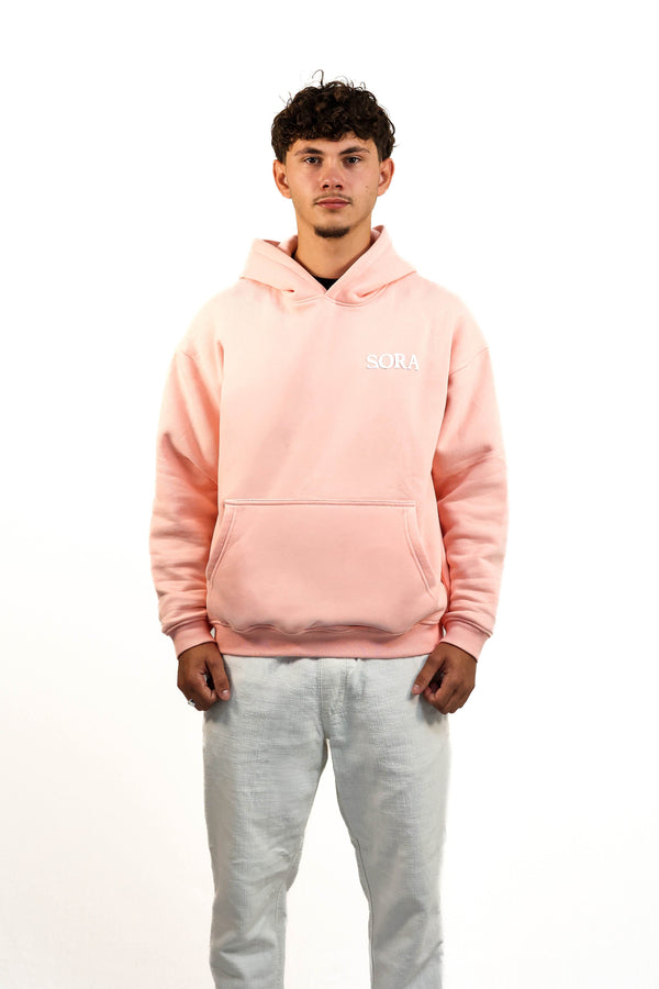 SORA Unisexe - Sweat Rose Oversize - 100% coton