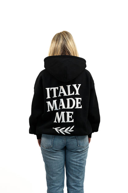 SORA Unisexe - Sweat Noir Oversize - 100% coton